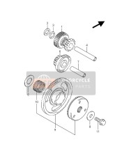 1260010G01, Starterkoppelin, Suzuki, 0